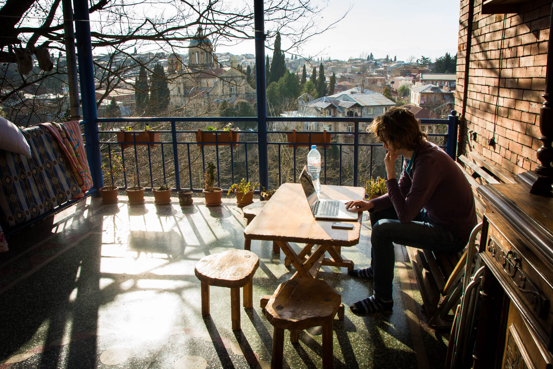 Travel blogging in Kutaisi, Georgia.