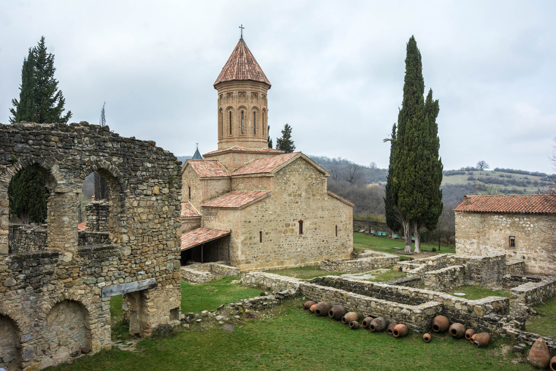 Ikalto monastery in the Kakheti region of Georgia
