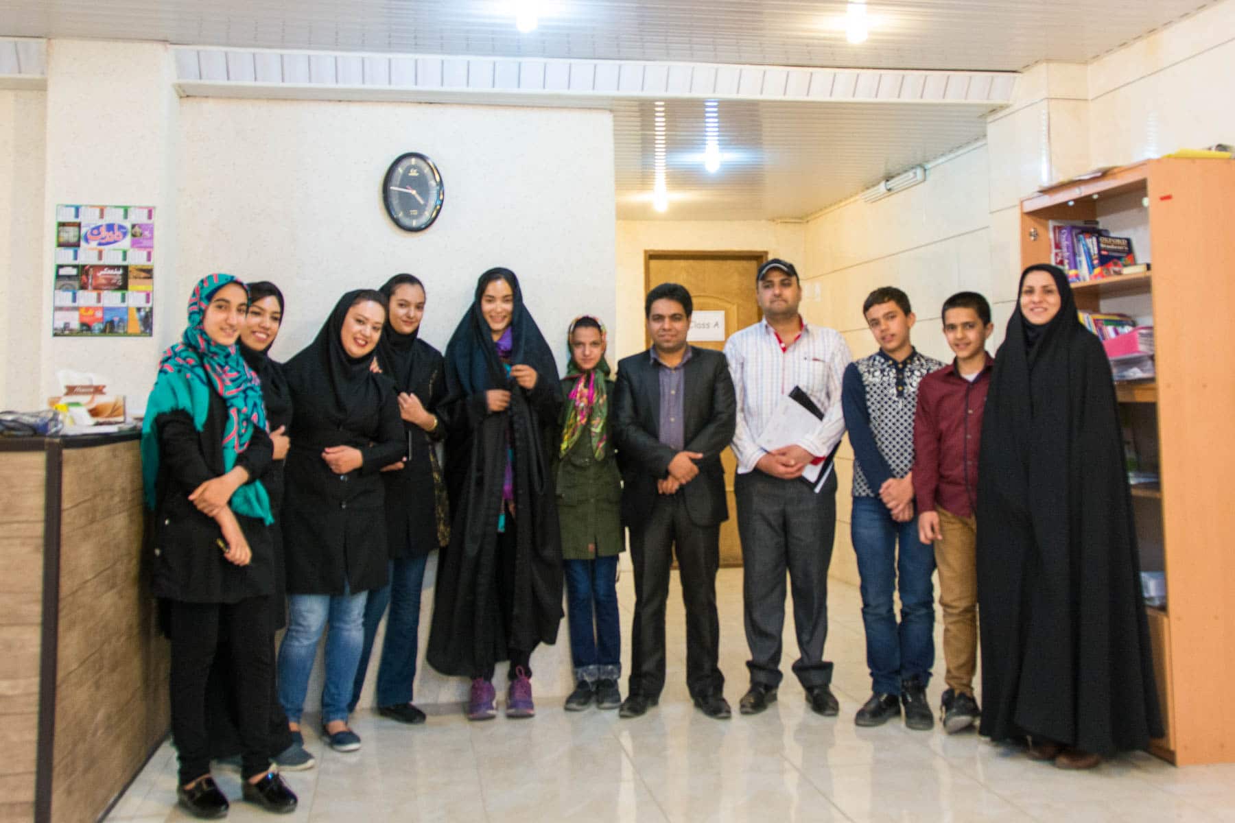 Teaching English in Iran... in chador!