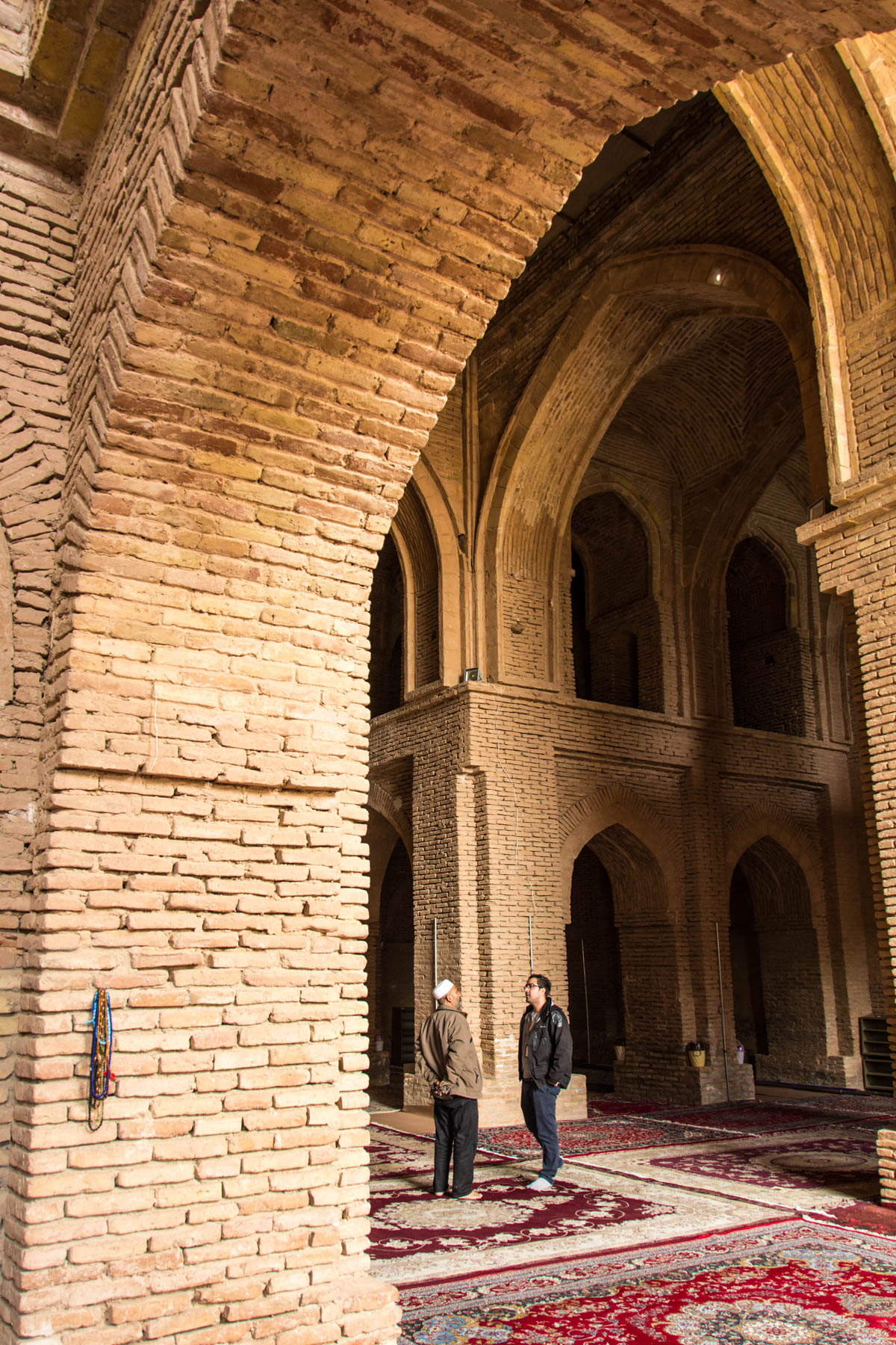 Visiting the Jami mausoleum in Torbat Jam, Iran.