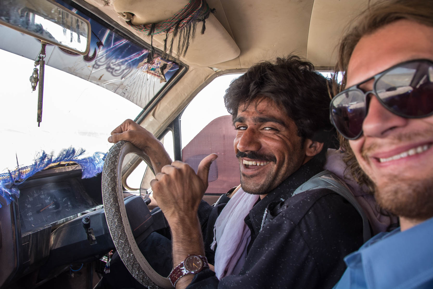 Friendly Levies on the Iran - Pakistan border crossing.