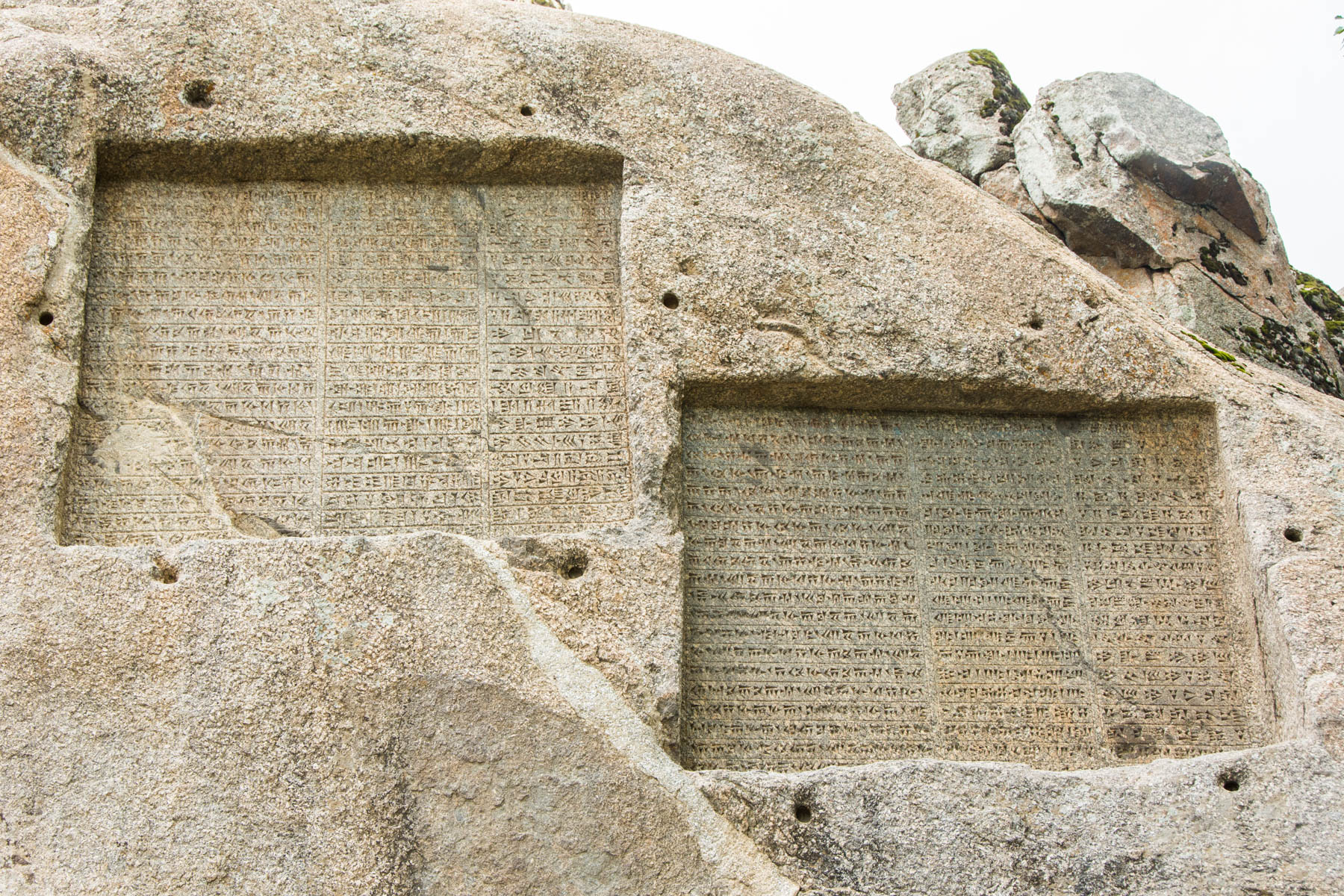 The inscriptions at Ganjameh near Hamedan, Iran - Lost With Purpose