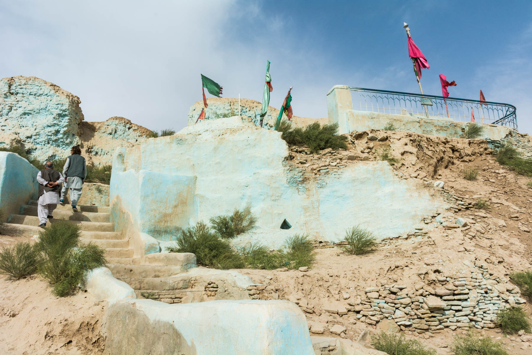 A shrine inside the walls of Old Balkh, Afghanistan - Lost With Purpose