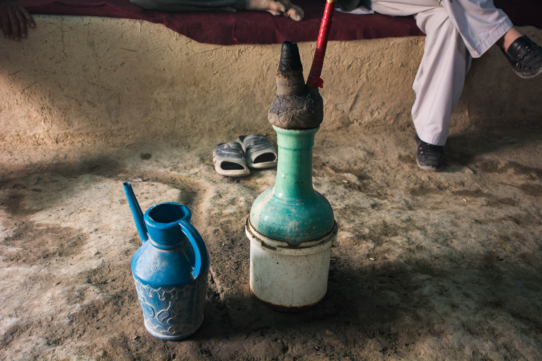 A homemade bong in Balkh, Afghanistan - Lost With Purpose