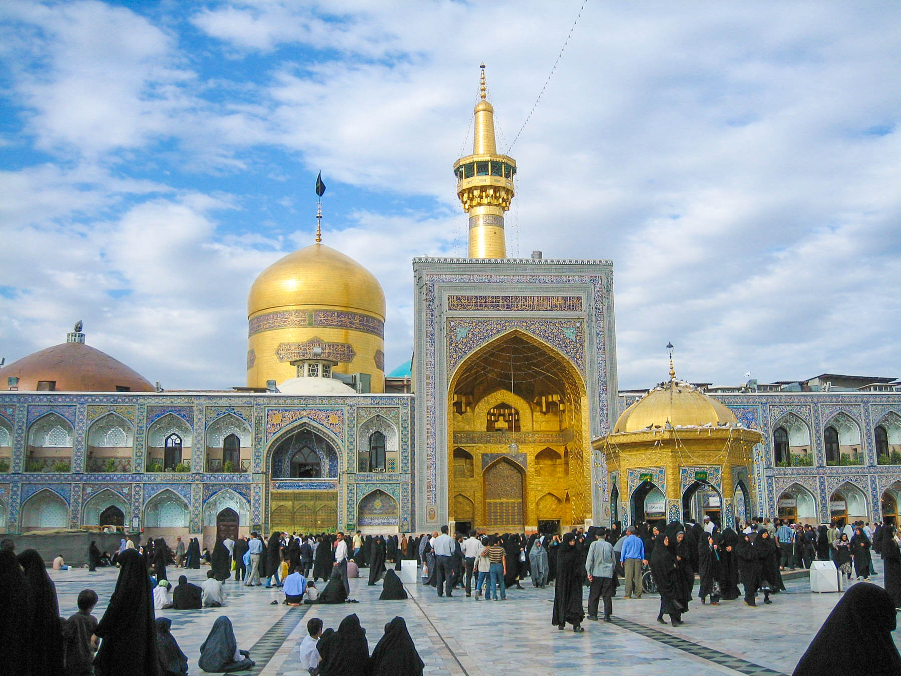 The shrine of Imam Reza in Mashhad, Iran