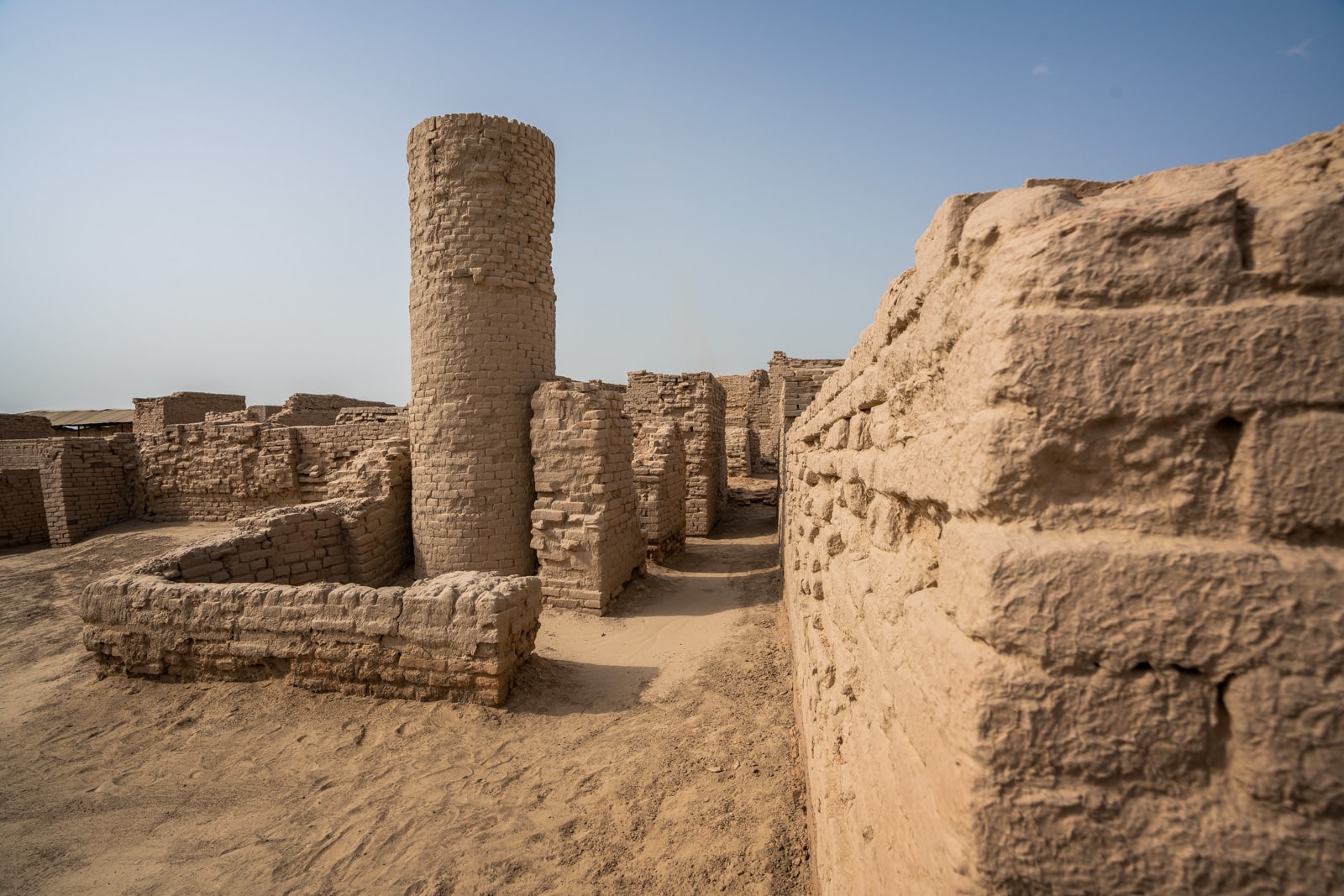 Sindh travel guide - Brick ruins at Moenjo-daro - Lost With Purpose travel blog