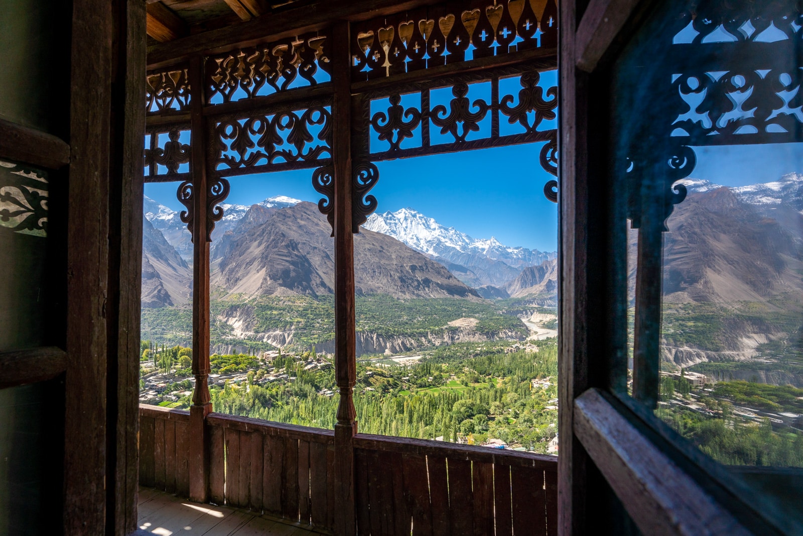 View of Hunza from Baltit Fort